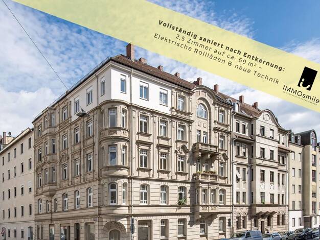 Wohnung zum Kauf 329.000 € 2,5 Zimmer 69,6 m² 4. Geschoss Südstadt Fürth 90763