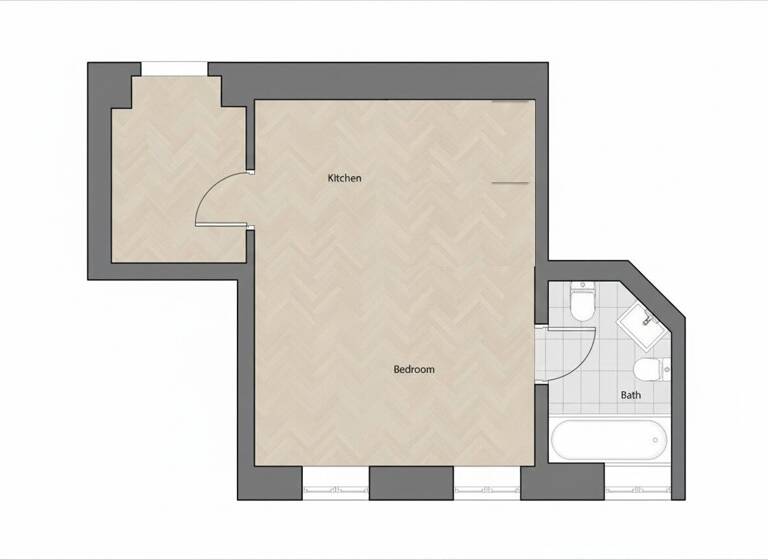 Studio zum Kauf 250.000 € 1 Zimmer 30,1 m² 2. Geschoss Stuwerstraße 60 Wien 1020