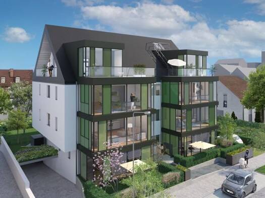 Wohnung zum Kauf - Neubau provisionsfrei 649.800 € 3 Zimmer 79,3 m² 3. Geschoss Oberrad Frankfurt am Main 60599