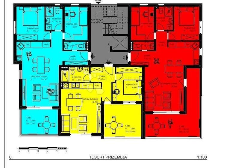 Wohnung zum Kauf 297.037 € 3 Zimmer 79 m² Vostarnica - Poluotok