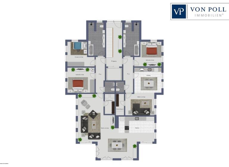 Wohnung zur Miete - Erstbezug 2.855 € 5 Zimmer 199,9 m² EG Bad Bentheim 48455