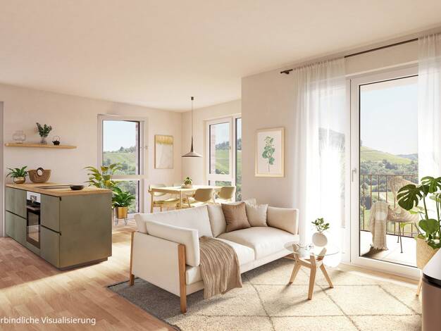 Wohnung zum Kauf - Neubau 606.000 € 4 Zimmer 99,4 m² 2. Geschoss Douglasienweg 4 Schelmenholz Winnenden 71364