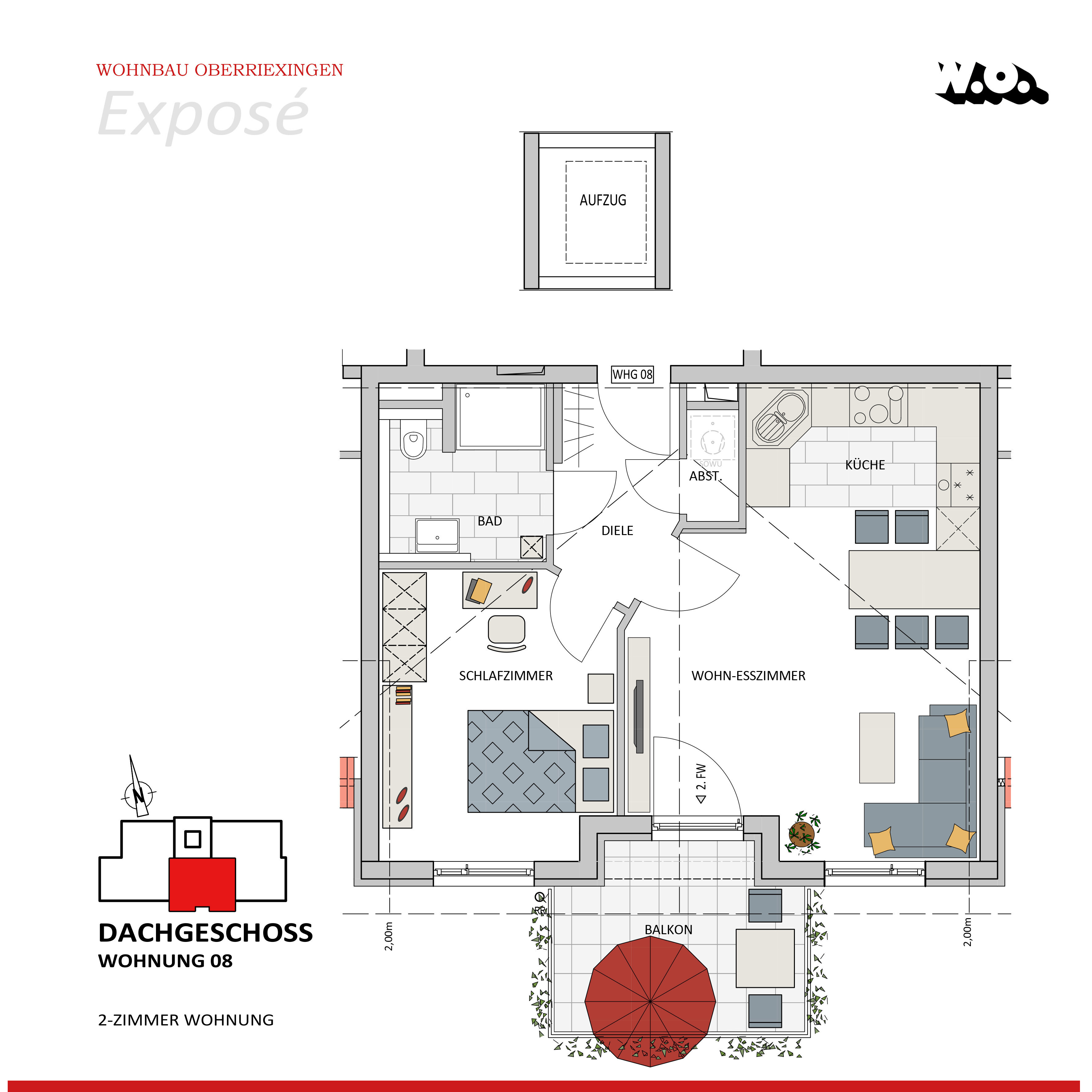 Wohnung zum Kauf provisionsfrei 295.600 € 2 Zimmer 53 m²<br/>Wohnfläche Hohenhaslach Hohenhaslach Sachsenheim 74343