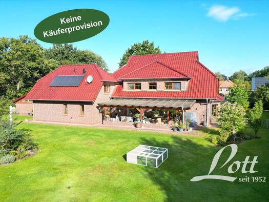 Einfamilienhaus zum Kauf 698.000 € 5 Zimmer 214,2 m² 2.830 m² Grundstück Vreschen-Bokel Apen 26689