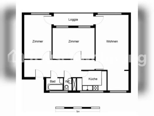 Wohnung zur Miete Tauschwohnung 700 € 3,5 Zimmer 89 m² 9. Geschoss Tegel Berlin 13439
