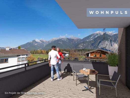 Terrassenwohnung zum Kauf - Neubau provisionsfrei 534.717 € 3 Zimmer 70 m² Huebe 43 Oberperfuss 6173