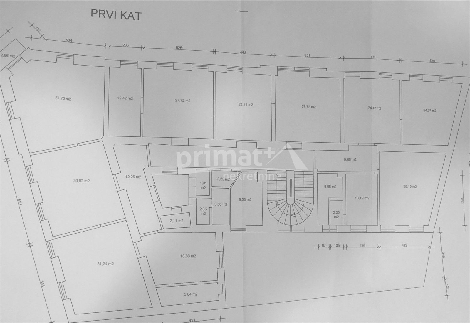 Wohnung zum Kauf 60.000 € 4 Zimmer 111 m²<br/>Wohnfläche 1.<br/>Geschoss Ogulin center