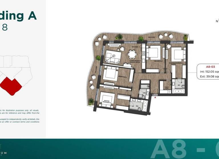 Wohnung zum Kauf 1.820.383 € 4 Zimmer 152 m² Elysium Bayside Elysium Bayside GX11 1AA