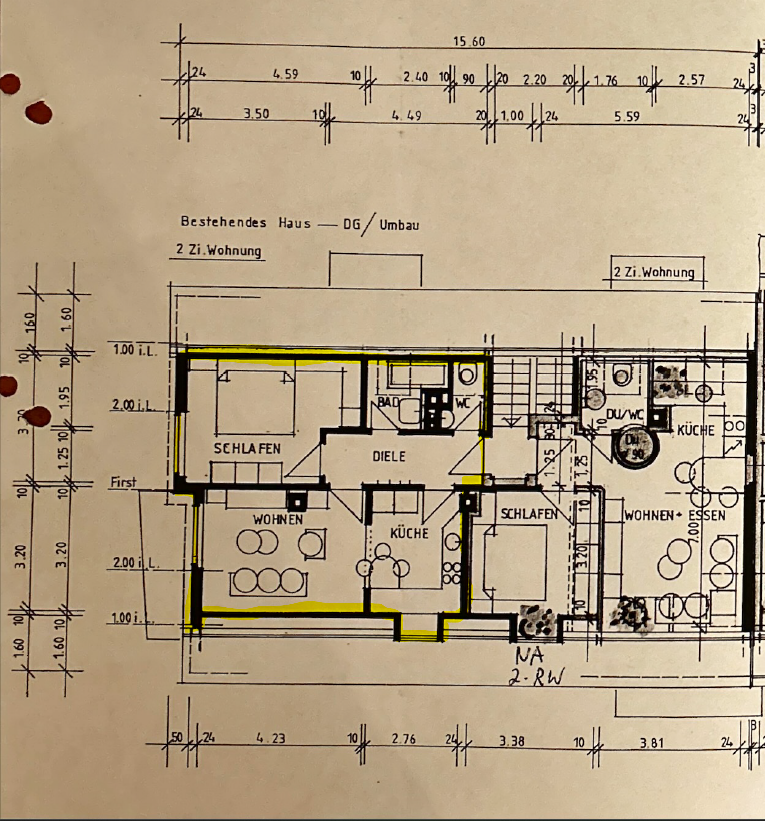 Wohnung zum Kauf 171.000 € 2 Zimmer 36,1 m²<br/>Wohnfläche 4.<br/>Geschoss Feuerbach - Mitte Stuttgart 70469