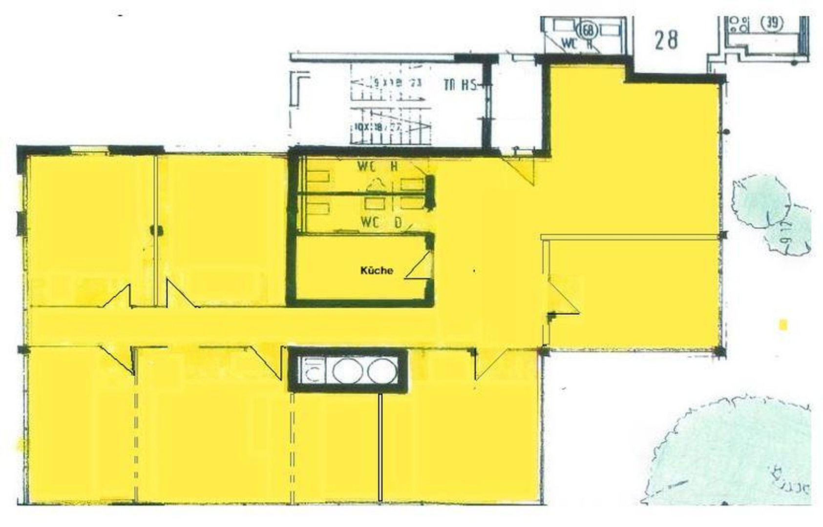 Bürofläche zur Miete provisionsfrei 200 m²<br/>Bürofläche Innenstadt - West Esslingen 73728