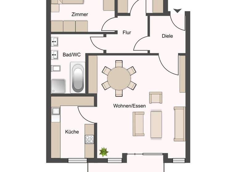 Wohnung zum Kauf 359.000 € 3 Zimmer 77 m² Böblingen 71034
