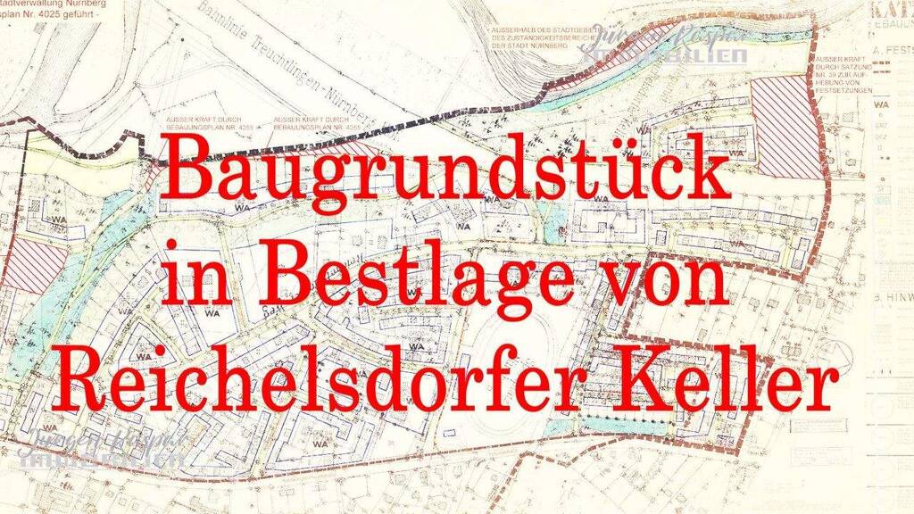 Grundstück zum Kauf 692 m² Grundstück Reichelsdorfer Keller Nürnberg 90453