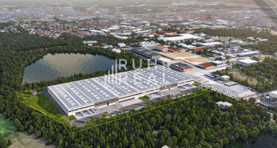 Lagerhalle zur Miete - Neubau provisionsfrei 18.716 m² Lagerfläche teilbar ab 9.358 m² Bad Lippspringe 33175