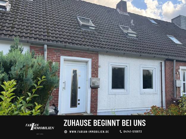 Reihenmittelhaus zum Kauf 159.000 € 3 Zimmer 77 m² 180 m² Grundstück Normannenstraße 25 Stade Stade 21680