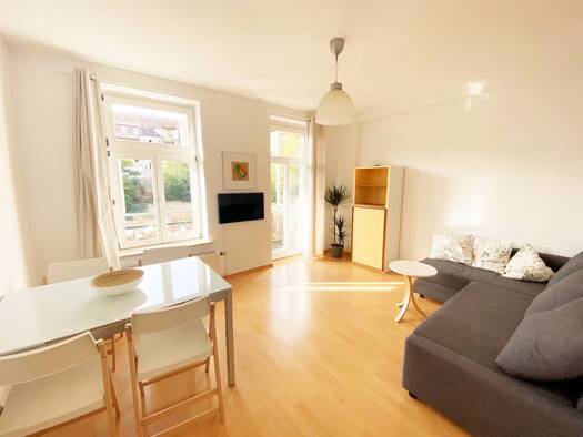 Wohnung zur Miete 605 € 1 Zimmer 52 m² Geschoss 1/4 frei ab sofort Altlindenau Leipzig 04177