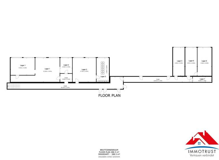 Lagerhalle zur Miete 6,30 € 43,7 m² Lagerfläche Innere Stadt Klagenfurt am Wörthersee 9020