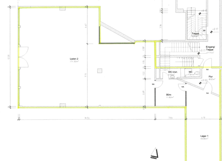 Ladenfläche zur Miete 4.000 € 252 m² Verkaufsfläche Markt 2 Altstadt Celle 29221