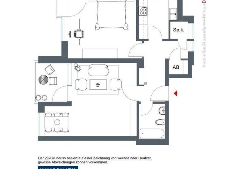 Wohnung zur Miete 731 € 2 Zimmer 62 m² 2. Geschoss Karthäuserstraße 25 Mitte Kassel 34117