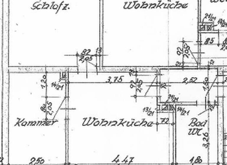 Wohnung zur Miete 440 € 2 Zimmer 58 m² 1. Geschoss Dinnendahlstrasse 40 Tackenberg Oberhausen 46145