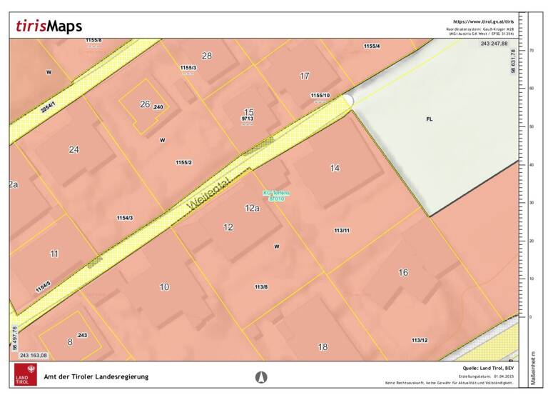Wohnung zum Kauf 649.000 € 4,5 Zimmer 137,8 m² EG Weitental 12 Terfens 6123