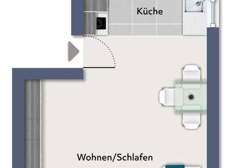 Studio zum Kauf 110.000 € 1 Zimmer 23 m² 2 Geschosse Otto-Hahn-Straße 38 Gerbrunn 97218