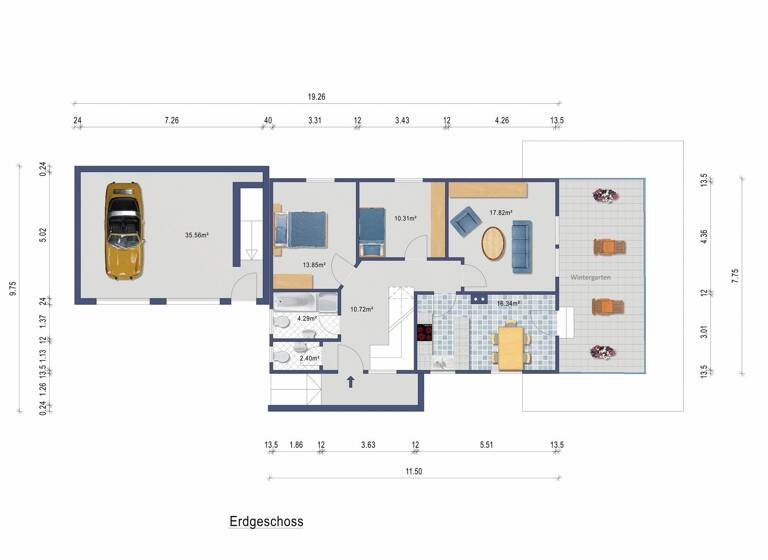 Einfamilienhaus zum Kauf 269.000 € 5 Zimmer 131,7 m² 2.193 m² Grundstück Rentwertshausen Grabfeld 98631