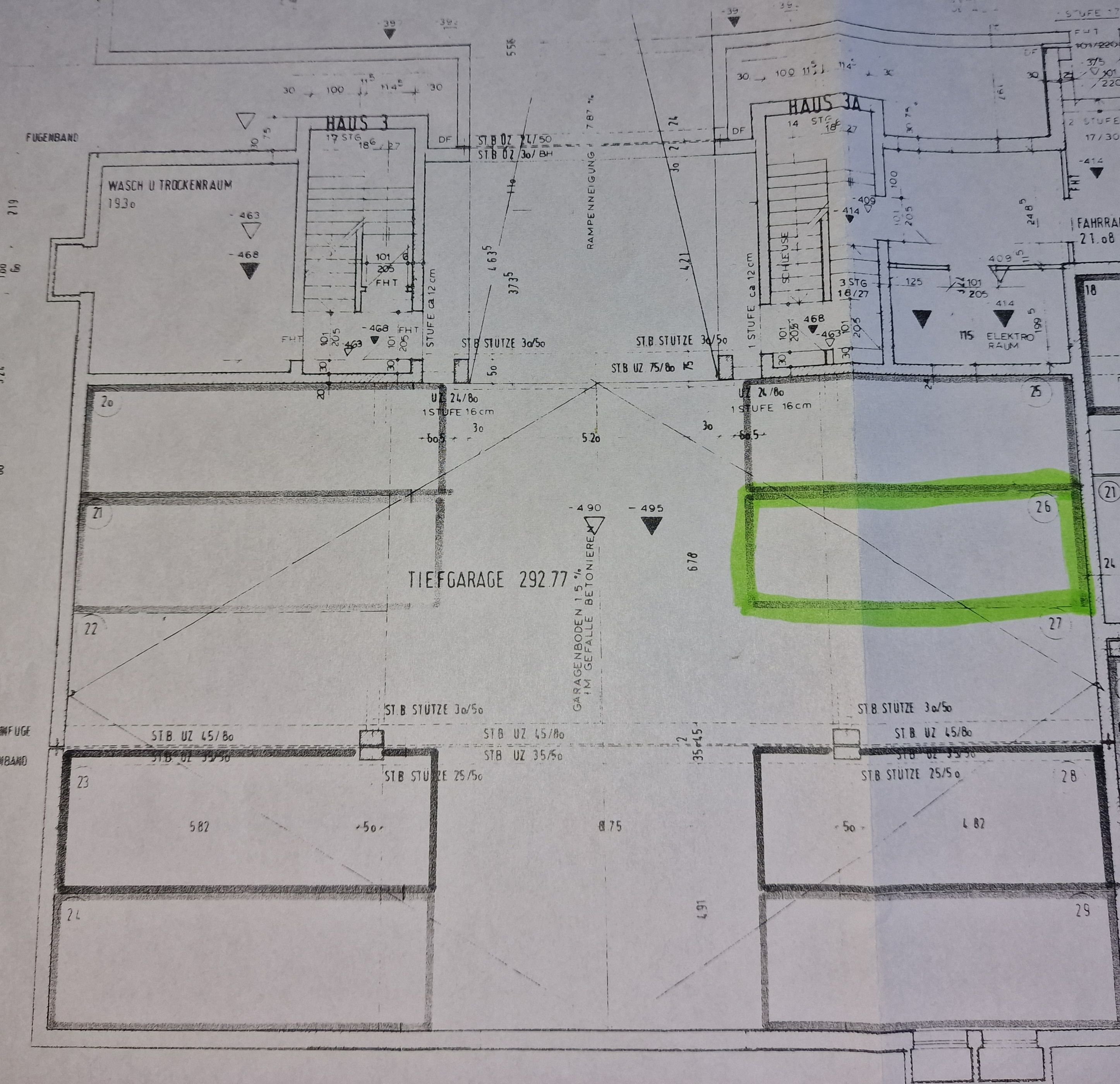 Tiefgarage zur Miete provisionsfrei 85 € Schlossweg 4 Stephanskirchen 83071