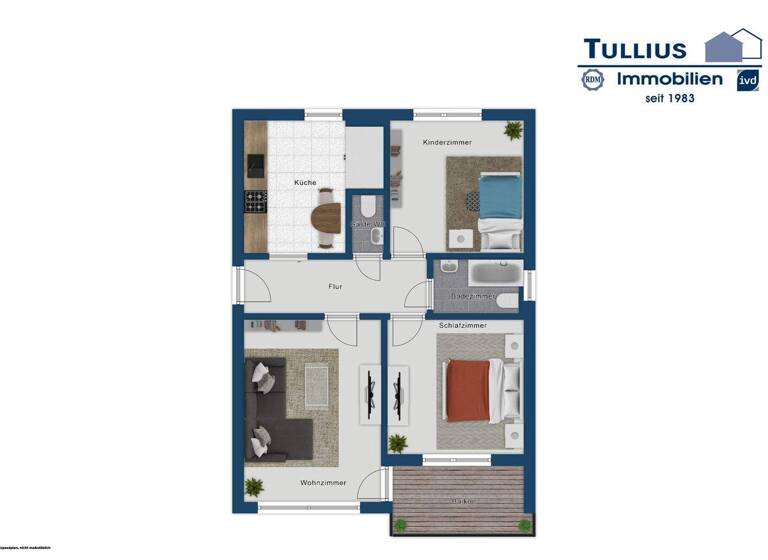 Wohnung zum Kauf 175.000 € 3 Zimmer 73 m² 1. Geschoss Bedingrade Essen / Bedingrade 45359