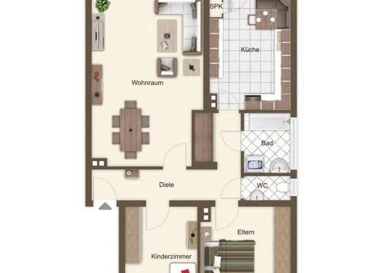 Wohnung zur Miete 990 € 3 Zimmer 81 m² 2. Geschoss frei ab sofort Marienburger Straße 8 Aachen 52078