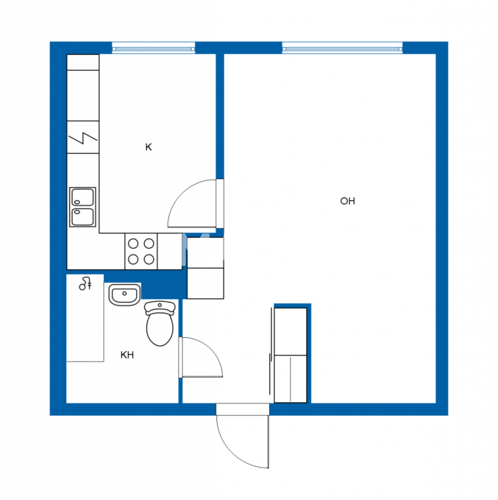 Studio zur Miete 680 € 1 Zimmer 38 m²<br/>Wohnfläche 2.<br/>Geschoss Laajavuorenkuja 3 Vantaa 01620