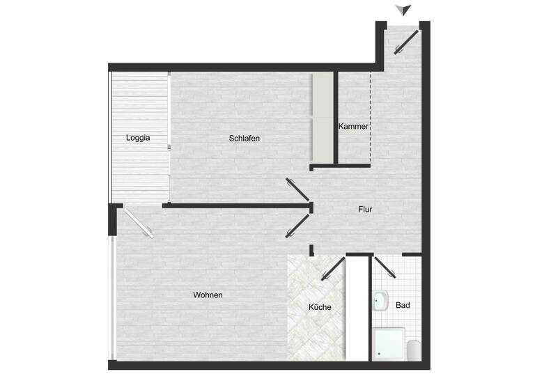 Wohnung zum Kauf 169.000 € 2 Zimmer 66 m² 5. Geschoss Lankwitz Berlin 12247