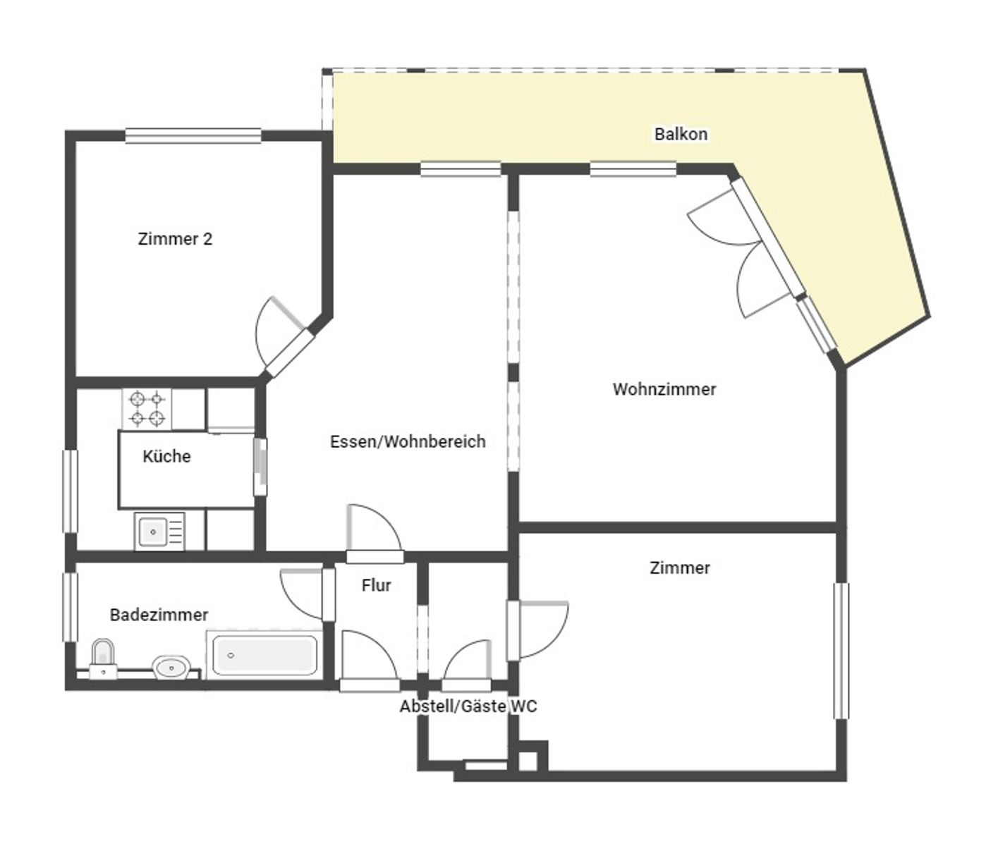 Immobilie zum Kauf als Kapitalanlage geeignet 249.000 € 3 Zimmer 93,3 m²<br/>Fläche Fischach Fischach 86850