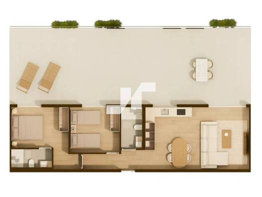 Penthouse zum Kauf - Erstbezug 339.000 € 2 Zimmer 152 m² 9. Geschoss Soria 1 Moncofa 12593