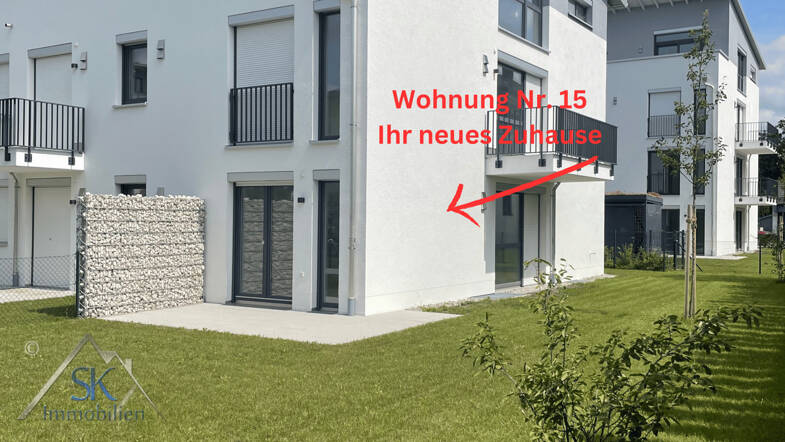 Wohnung zum Kauf - Neubau 739.900 € 2 Zimmer 80,2 m² EG Obere Bahnhofstrasse 32 Germering Germering 82110