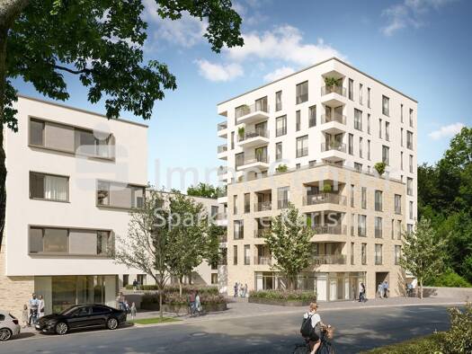 Wohnung zum Kauf - Erstbezug provisionsfrei 336.500 € 2 Zimmer 52,5 m² 1. Geschoss Waldstadt Karlsruhe / Waldstadt 76139