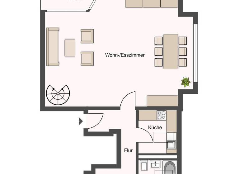 Wohnung zum Kauf 566.000 € 2,5 Zimmer 84,9 m² 2. Geschoss Thalk.Obersendl.-Forsten-Fürstenr.-Solln München 81479