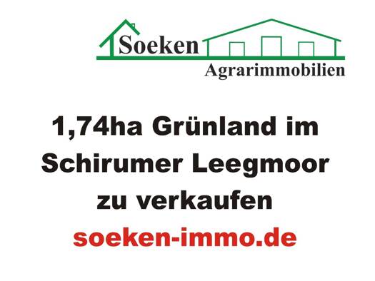 Land-/Forstwirtschaft zum Kauf 30.000 € 17.418 m² Grundstück Schirum Aurich 26605
