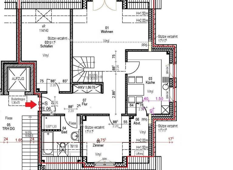 Maisonette zur Miete - Erstbezug 1.740 € 4 Zimmer 109 m² 2. Geschoss Uetersen 25436