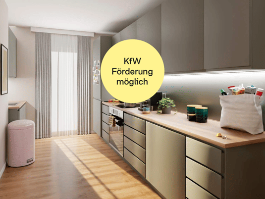 Wohnung zum Kauf - Neubau provisionsfrei 399.900 € 2 Zimmer 66,3 m² EG frei ab 01.09.2027 Lilli-Marx-Straße 22 Benrath Stadtbezirk 9 40597