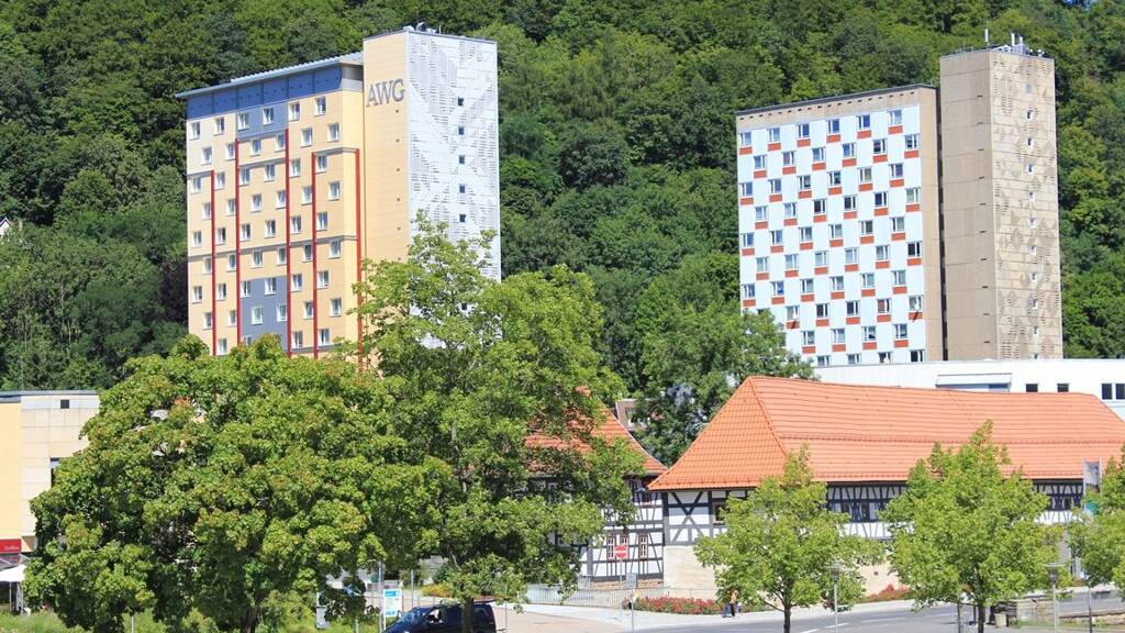 Wohnung zur Miete 280 € 2 Zimmer 54,3 m² 7. Geschoss Friedrich-König-Straße 11 Suhl 98527