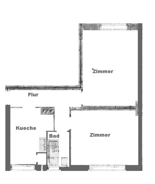 Wohnung zur Miete 535 € 2 Zimmer 44,9 m²<br/>Wohnfläche 1.<br/>Geschoss 08.01.2025<br/>Verfügbarkeit Sachsenwaldring 34 Schwarzenbek 21493