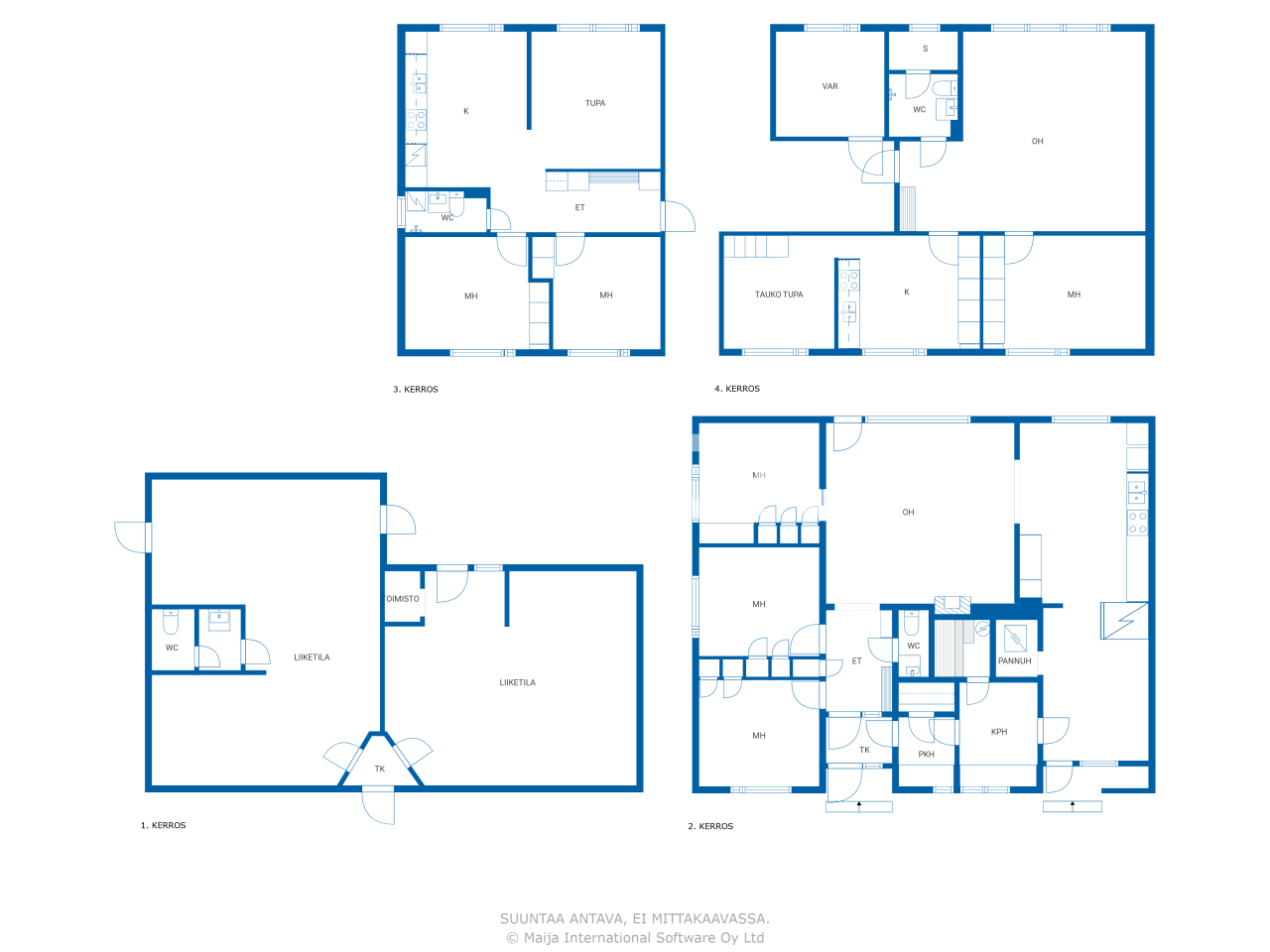 Einfamilienhaus zum Kauf 118.000 € 10 Zimmer 285 m²<br/>Wohnfläche 1.563 m²<br/>Grundstück Keskustie 17 Ranua 97700