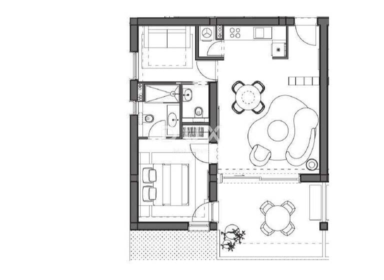 Wohnung zum Kauf 378.352 € 2 Zimmer 48 m² 2. Geschoss Novi Vinodolski