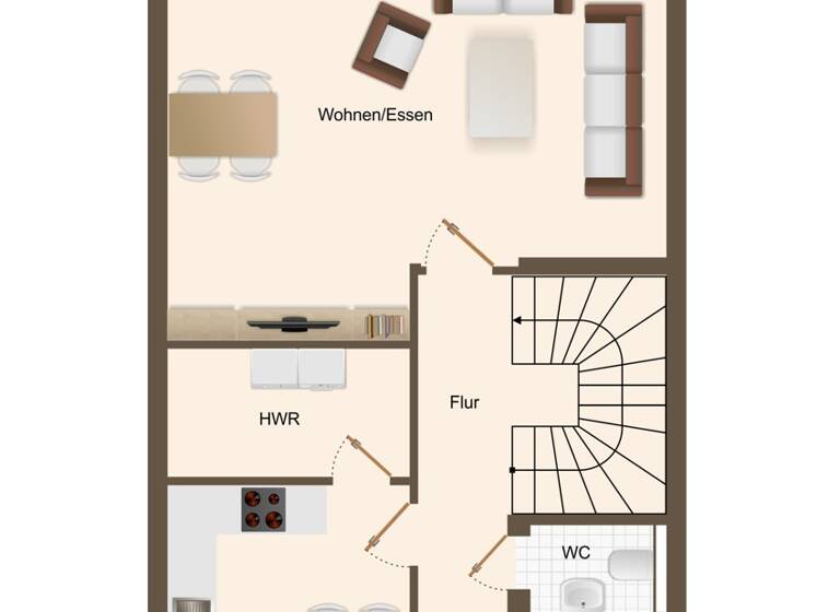 Reihenmittelhaus zum Kauf provisionsfrei 379.000 € 4 Zimmer 118 m² 190 m² Grundstück Cloppenburg 49661