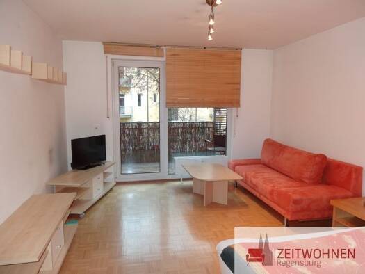 Wohnung zur Miete Wohnen auf Zeit 890 € 1 Zimmer 39 m² frei ab sofort Innenstadt Regensburg 93047