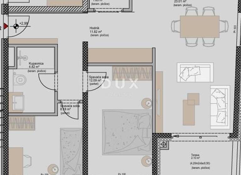 Wohnung zum Kauf 325.650 € 3 Zimmer 63 m² 1. Geschoss Luka