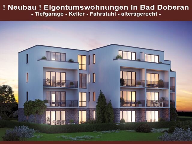 Wohnung zum Kauf provisionsfrei 369.000 € 3 Zimmer 88 m²<br/>Wohnfläche 2.<br/>Geschoss Eikboomstraße 19 Bad Doberan Bad Doberan 18209