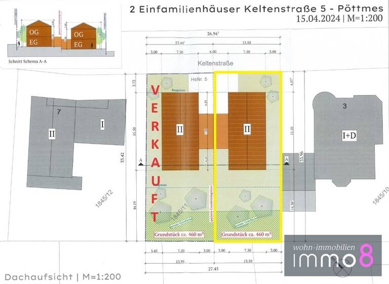 Grundstück zum Kauf 168.000 € 459 m² Grundstück Pöttmes 86554