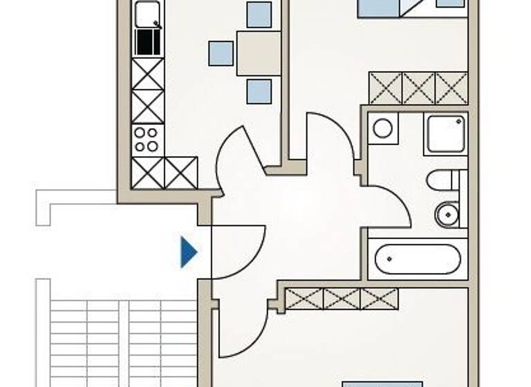 Wohnung zum Kauf 190.000 € 2 Zimmer 64,4 m² EG Hartmannsdorfer Str. 6 Kleinzschocher Leipzig 04229