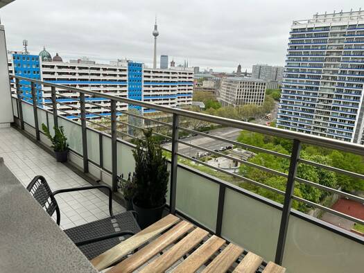 Wohnung zur Miete 1.100 € 2 Zimmer 55 m² Geschoss 15/25 Mitte Mitte 10117